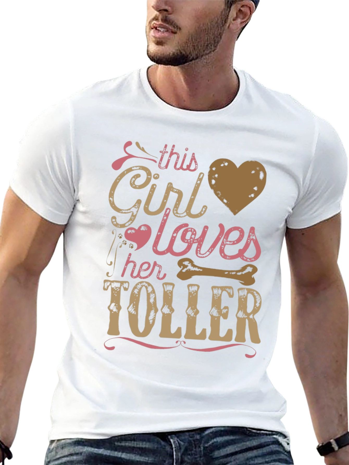 This Girl Loves Her Toller Dog Graphic Tee