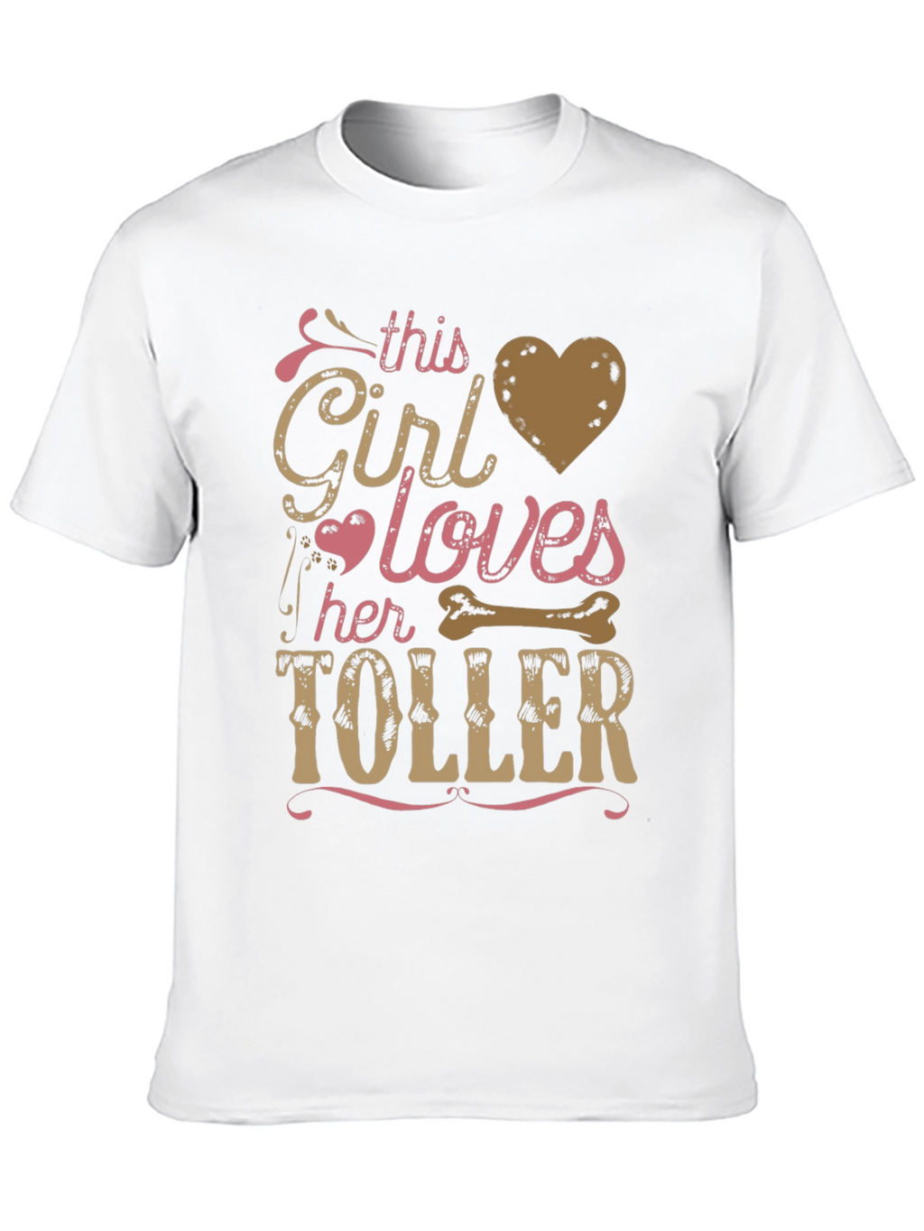 This Girl Loves Her Toller Dog Graphic Tee