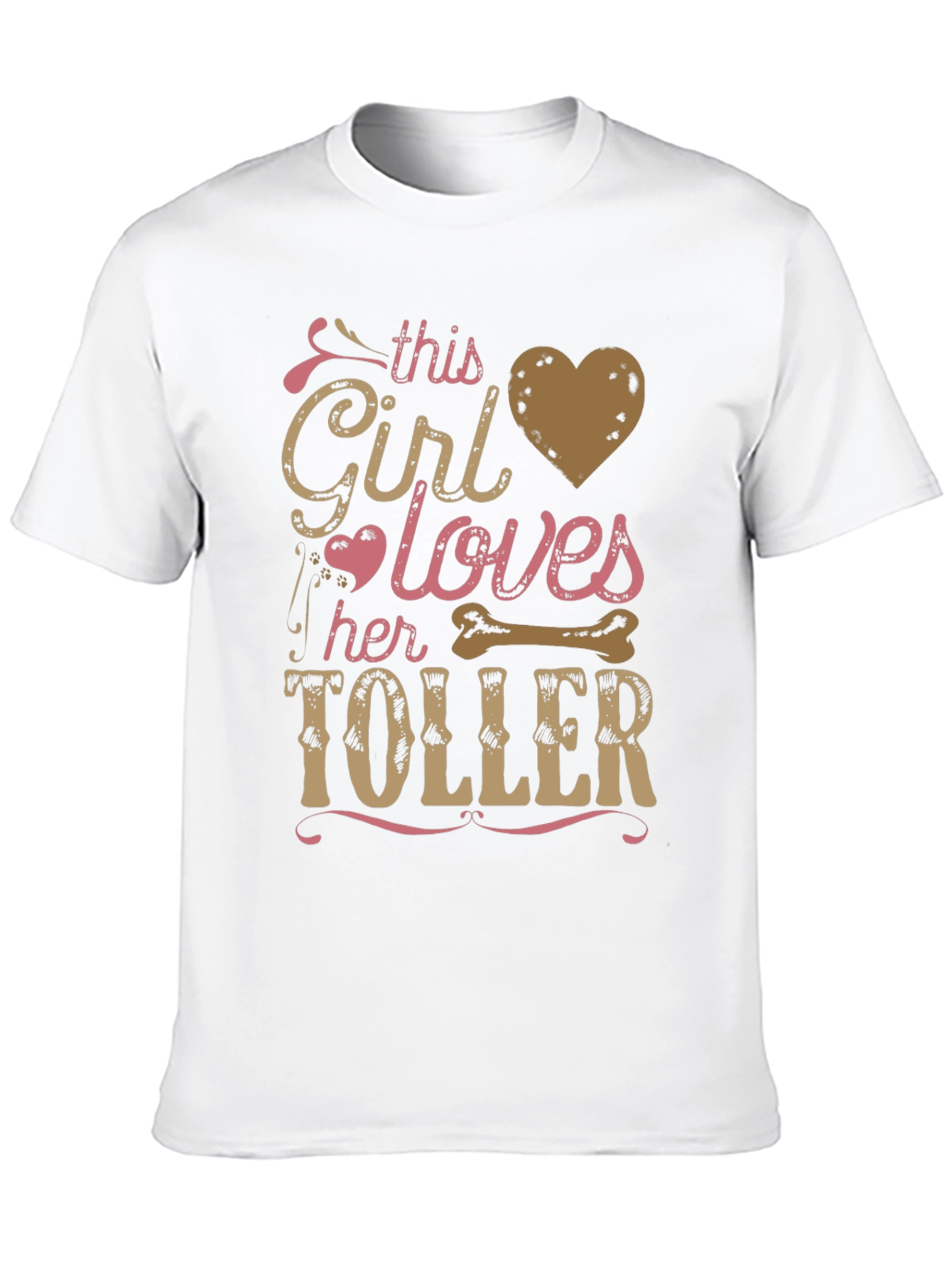 This Girl Loves Her Toller Dog Graphic Tee
