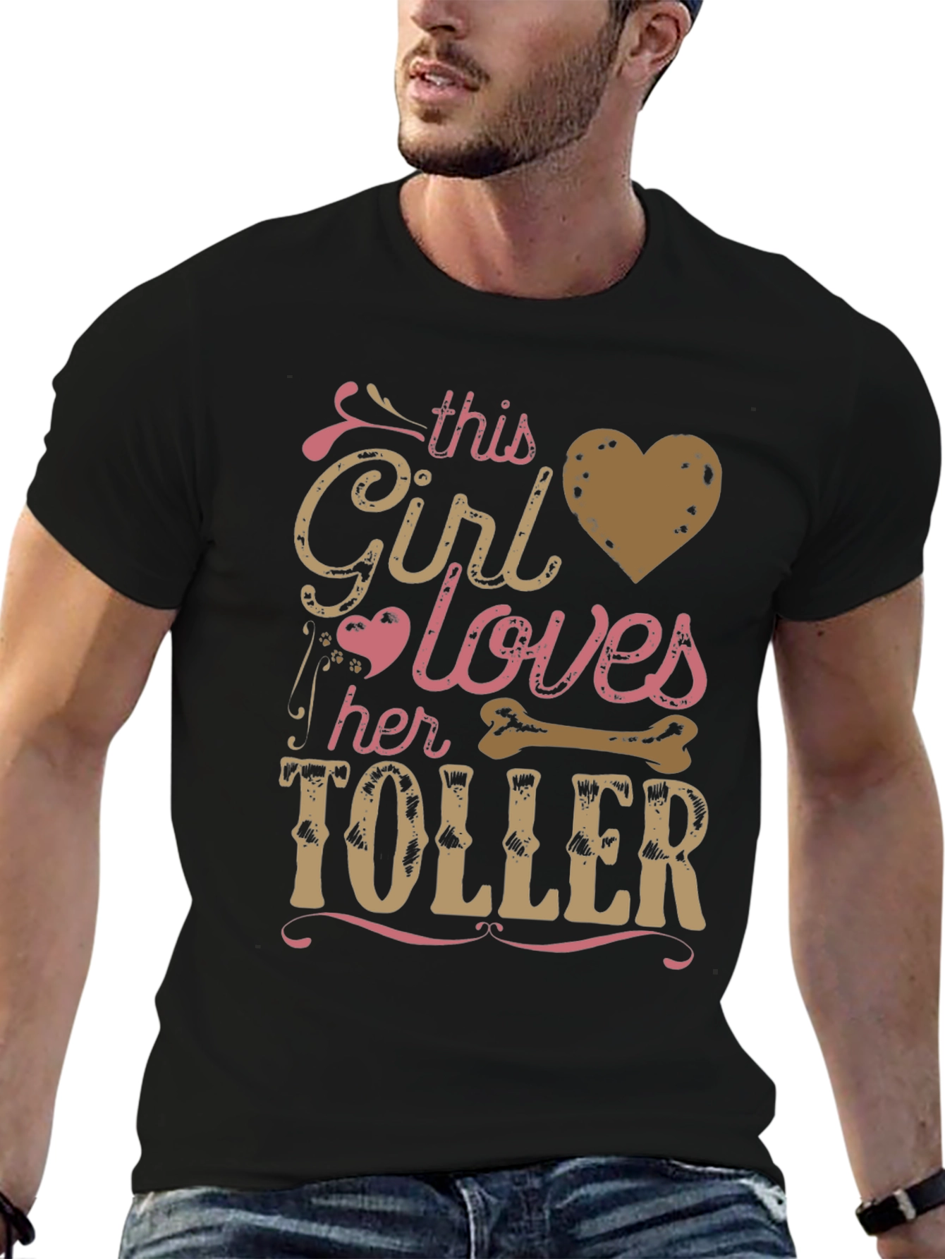 This Girl Loves Her Toller Dog Graphic Tee