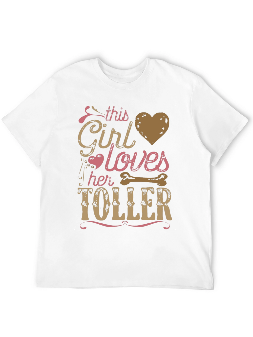 This Girl Loves Her Toller Dog Graphic Tee