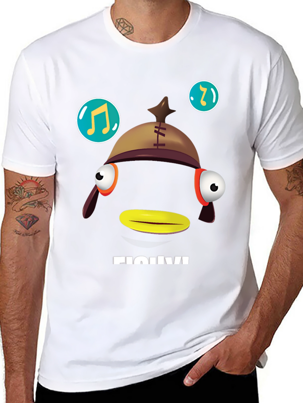 Funny Fish T-Shirt - Unique Graphic Tee