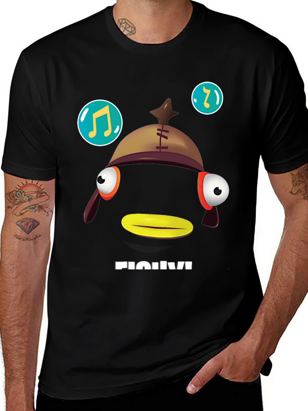 Funny Fish T-Shirt - Unique Graphic Tee