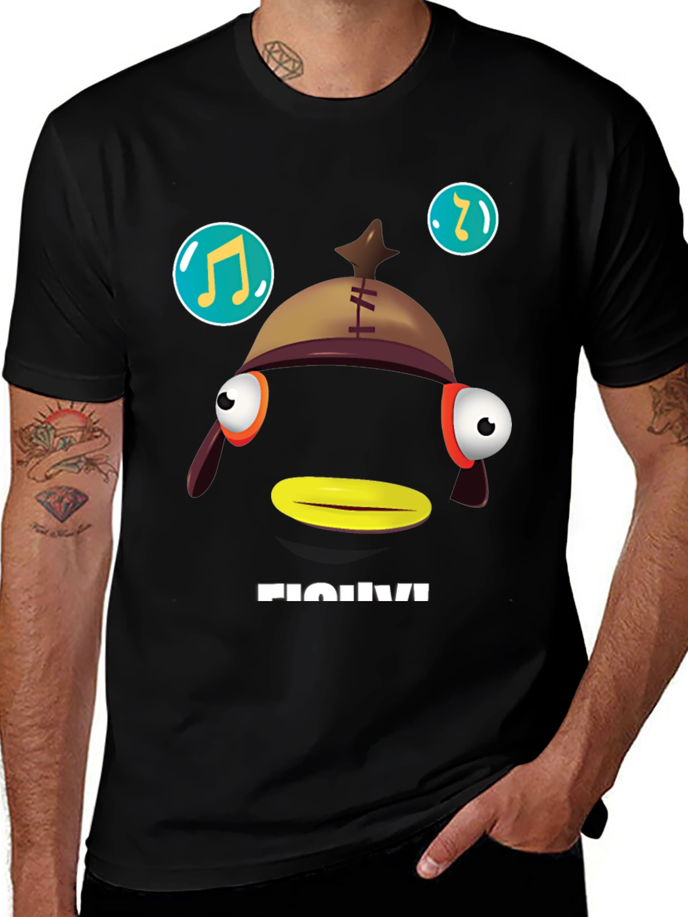 Funny Fish T-Shirt - Unique Graphic Tee