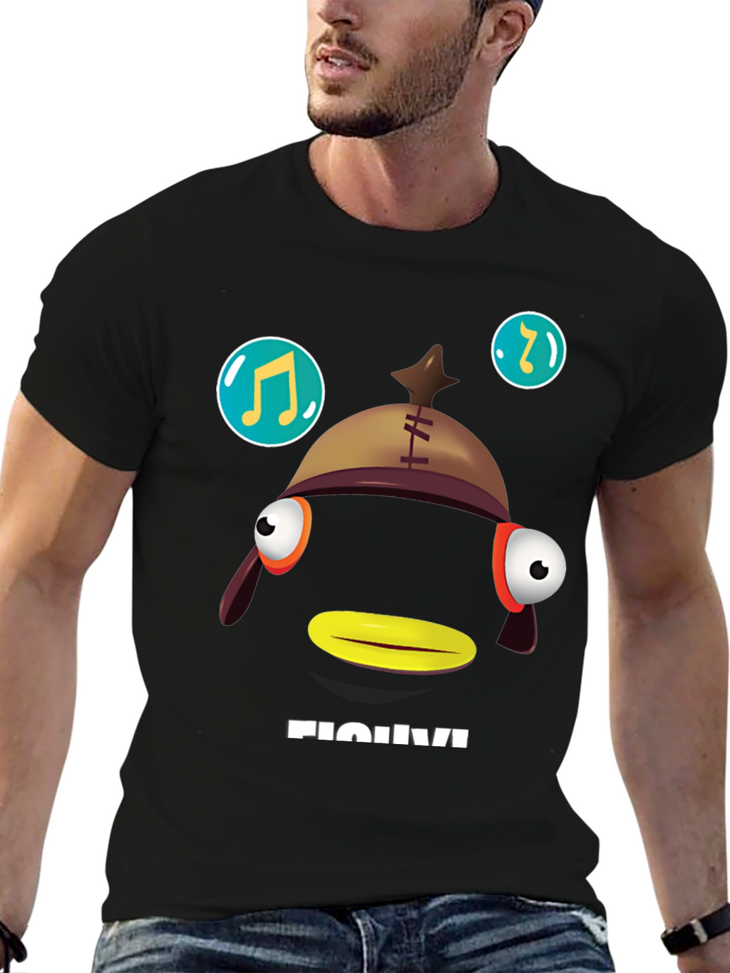 Funny Fish T-Shirt - Unique Graphic Tee