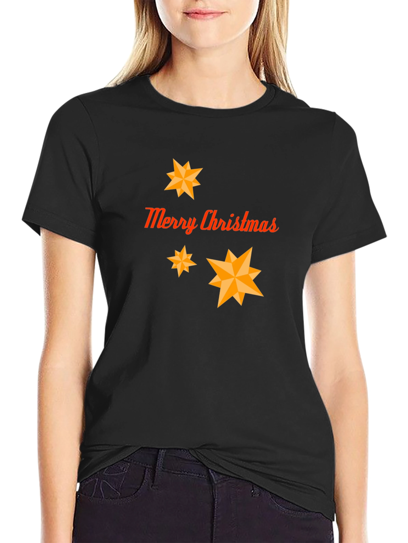 Merry Christmas Star T-Shirt
