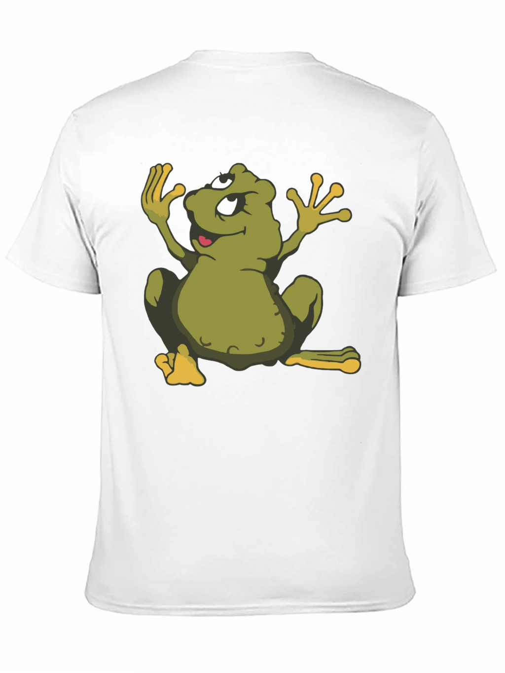 Cartoon Frog Black T-Shirt - Funky Graphic Tee