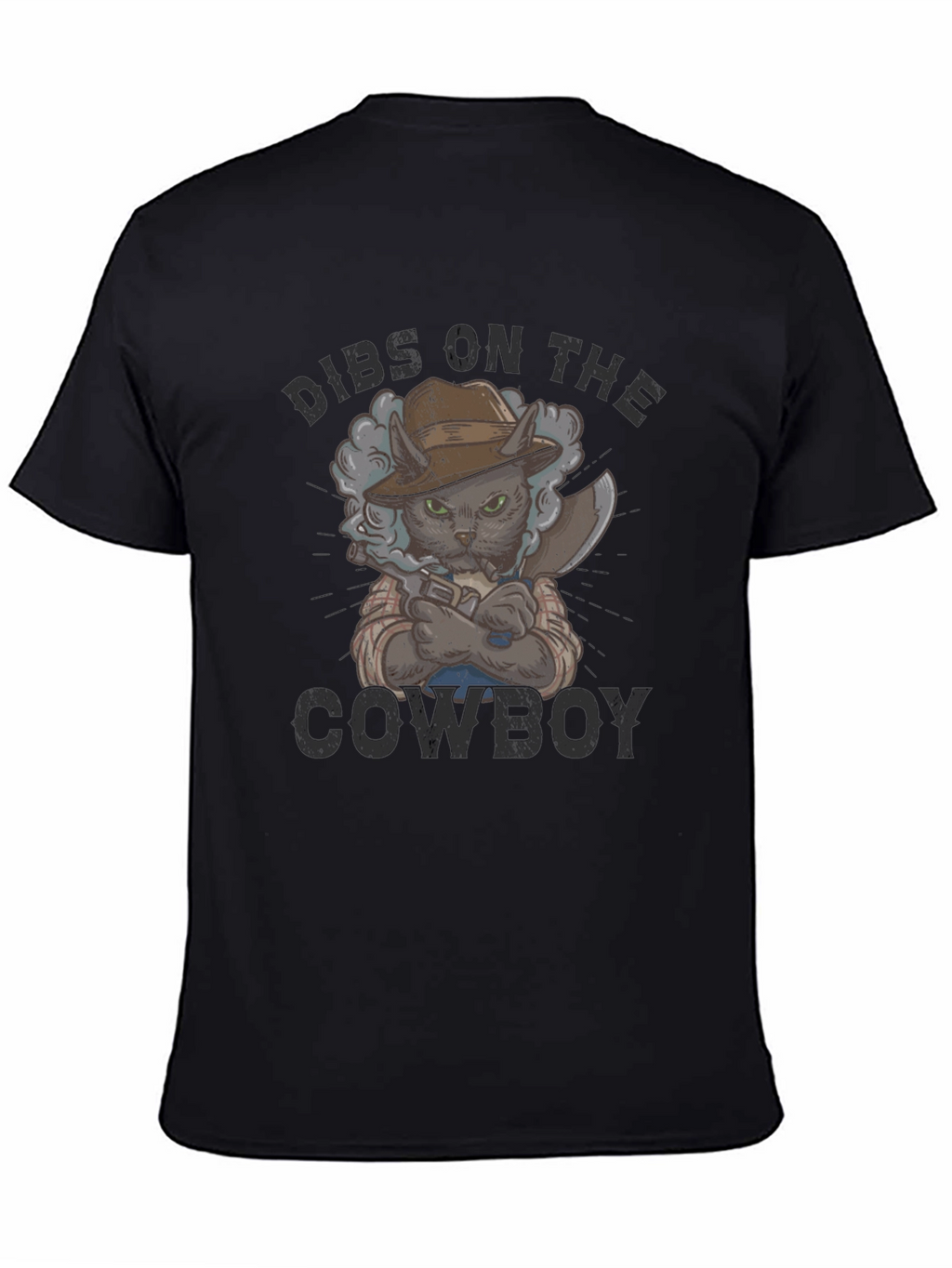 Dibs on the Cowboy Cat Graphic T-Shirt