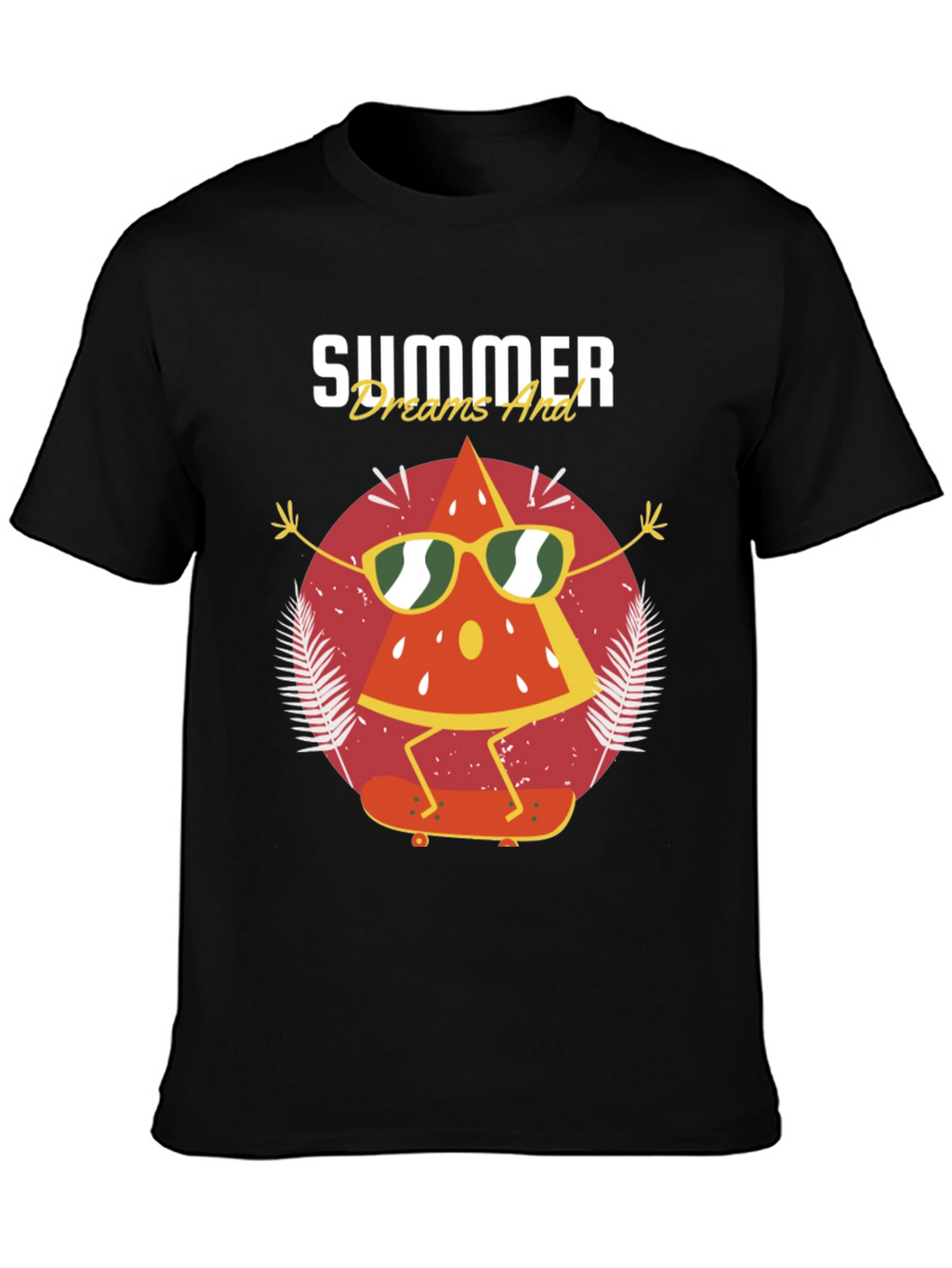 Summer Dreams T-Shirt: Watermelon Skate Design