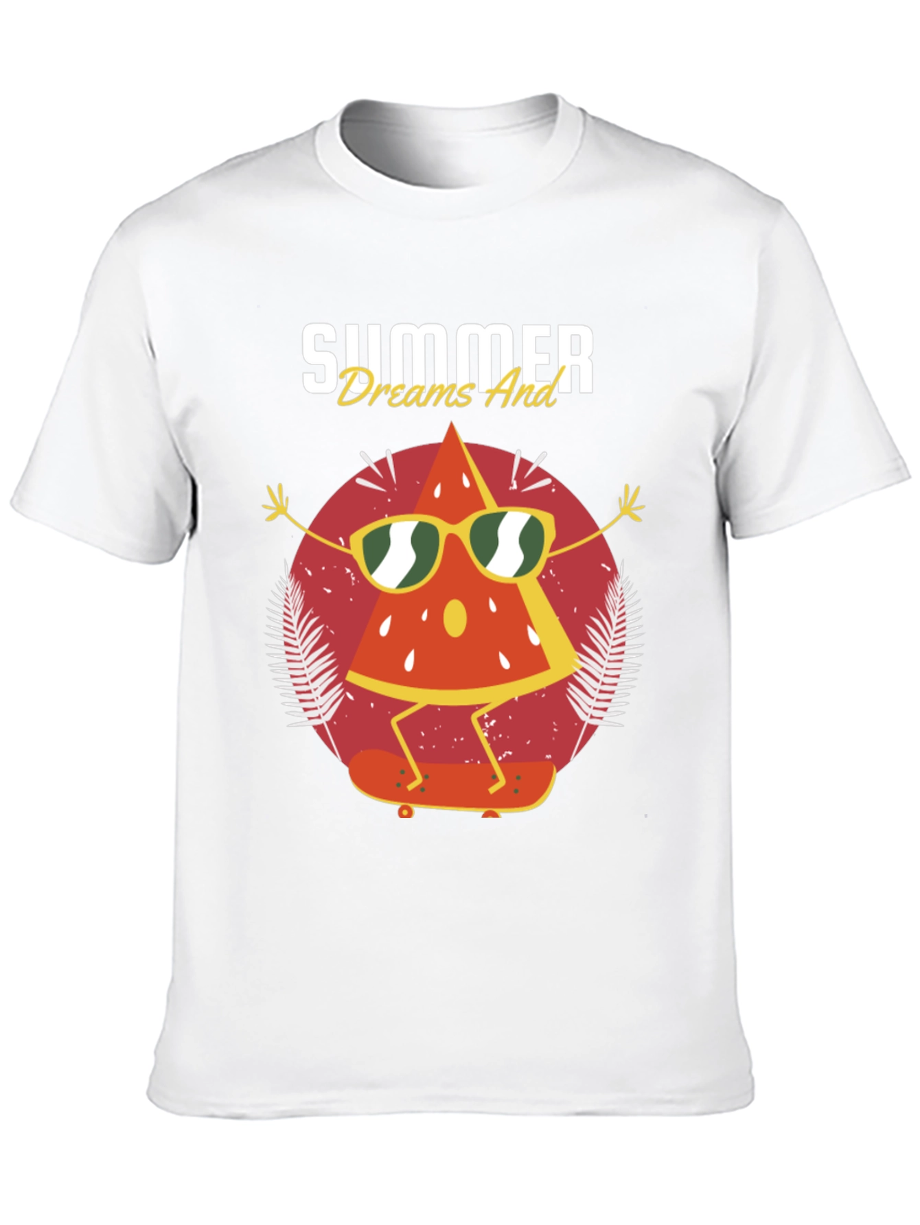 Summer Dreams T-Shirt: Watermelon Skate Design