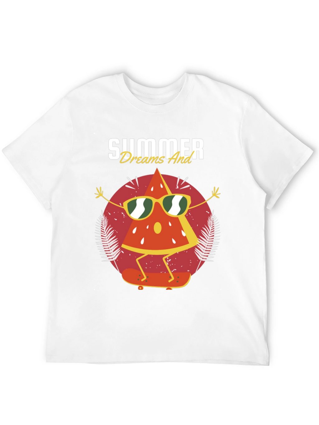 Summer Dreams T-Shirt: Watermelon Skate Design