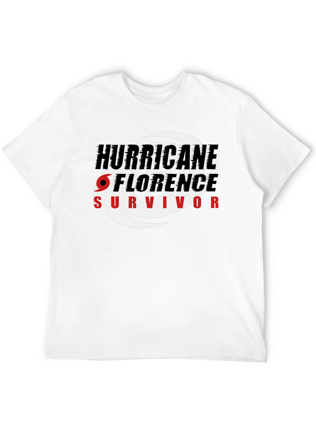 Hurricane Florence Survivor Black T-Shirt