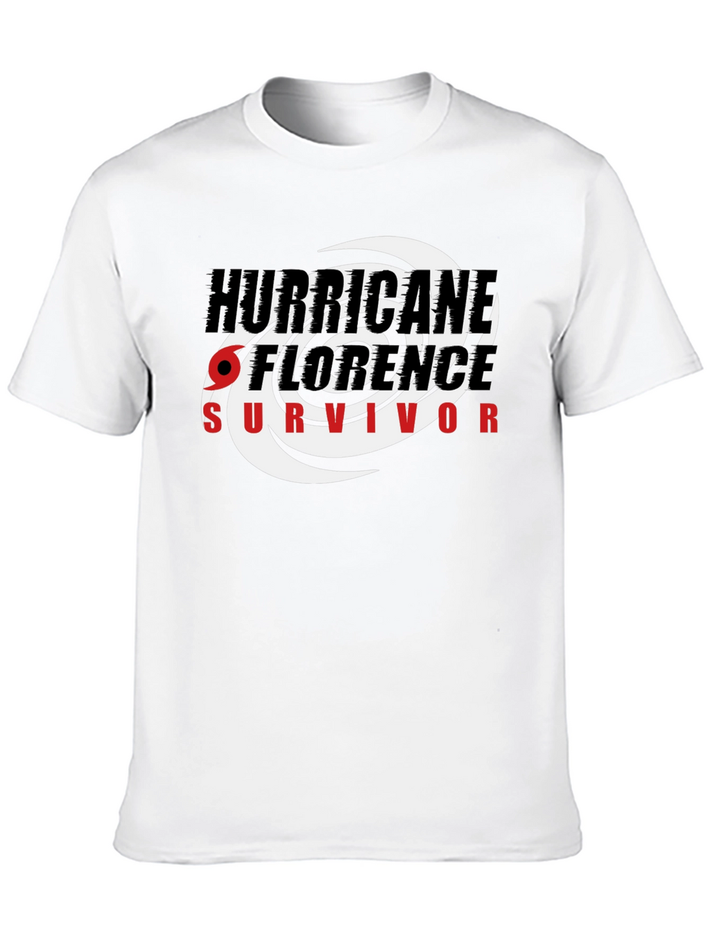 Hurricane Florence Survivor Black T-Shirt