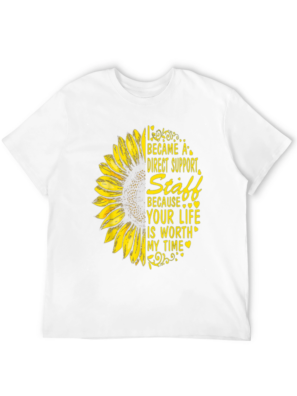 Direct Support Staff Sunflower Tee