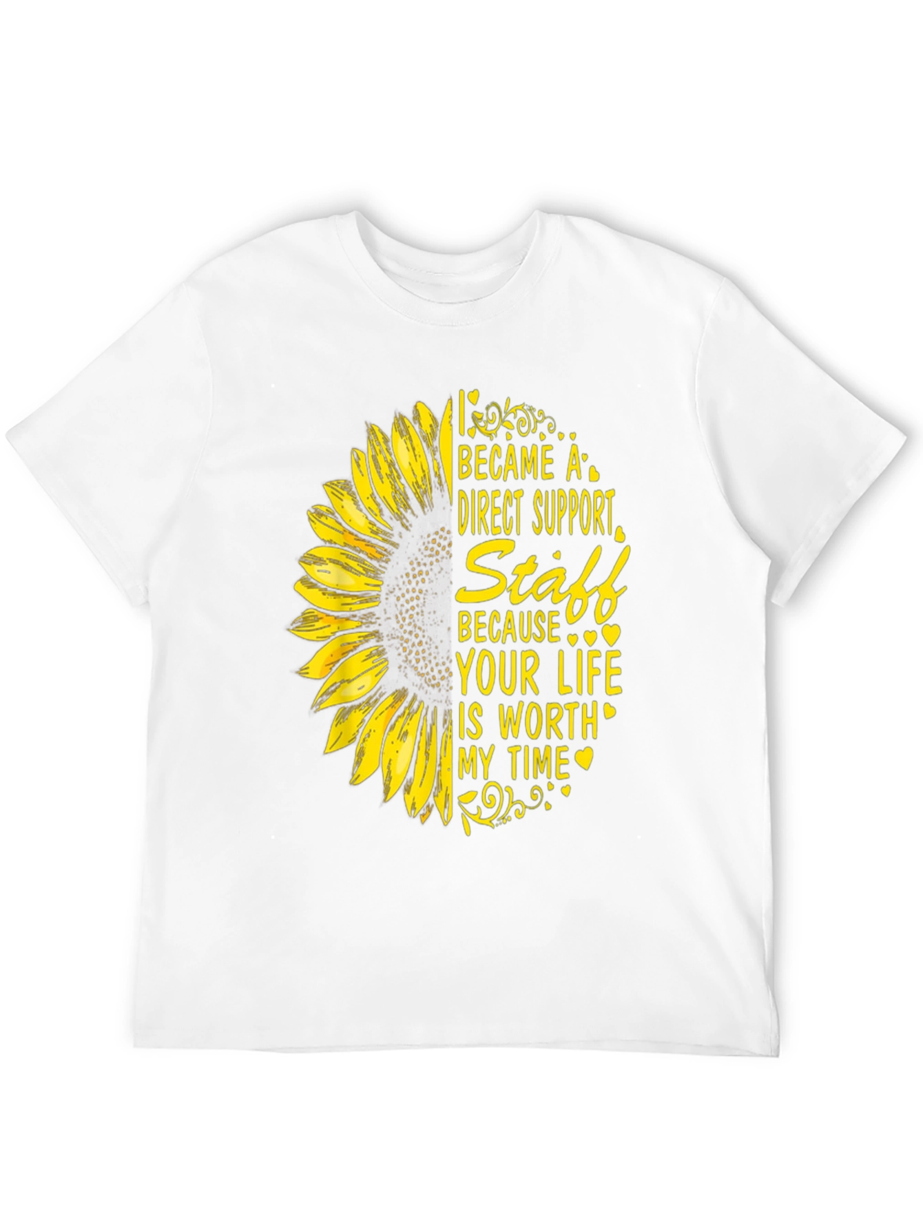 Direct Support Staff Sunflower Tee