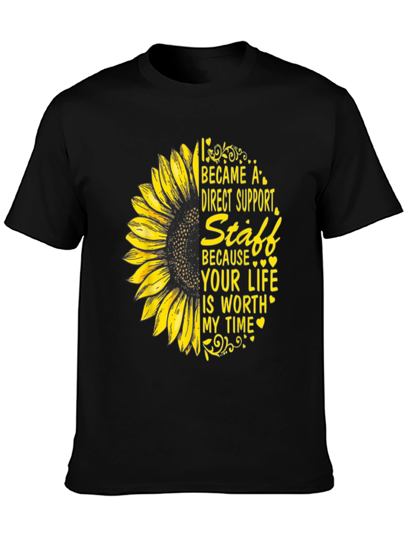 Direct Support Staff Sunflower Tee
