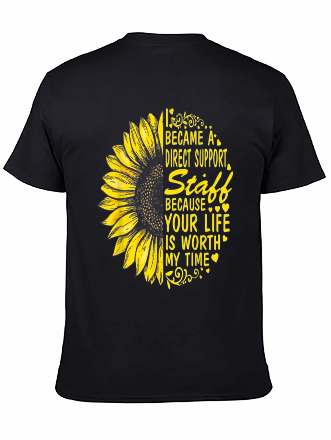 Direct Support Staff Sunflower Tee