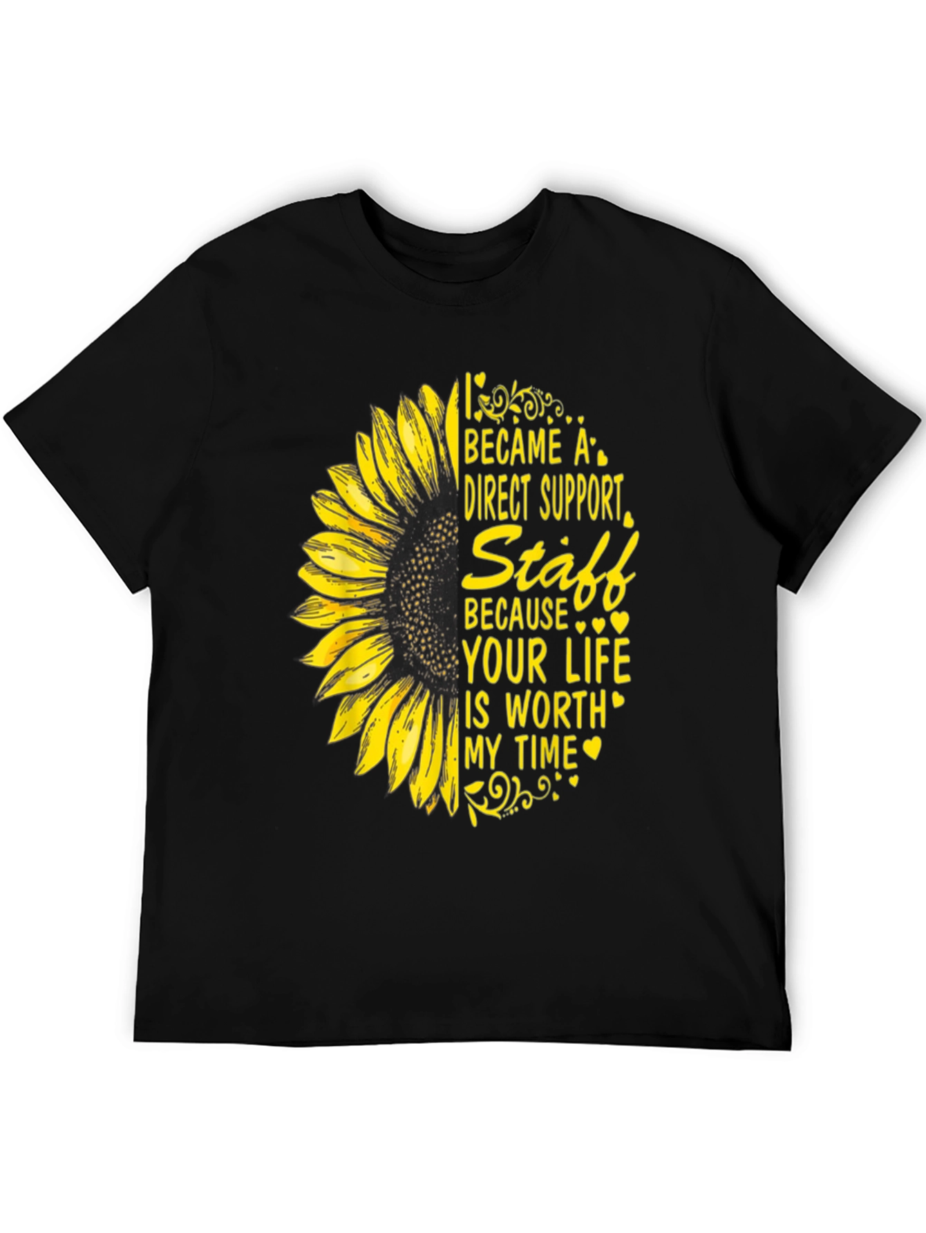 Direct Support Staff Sunflower Tee