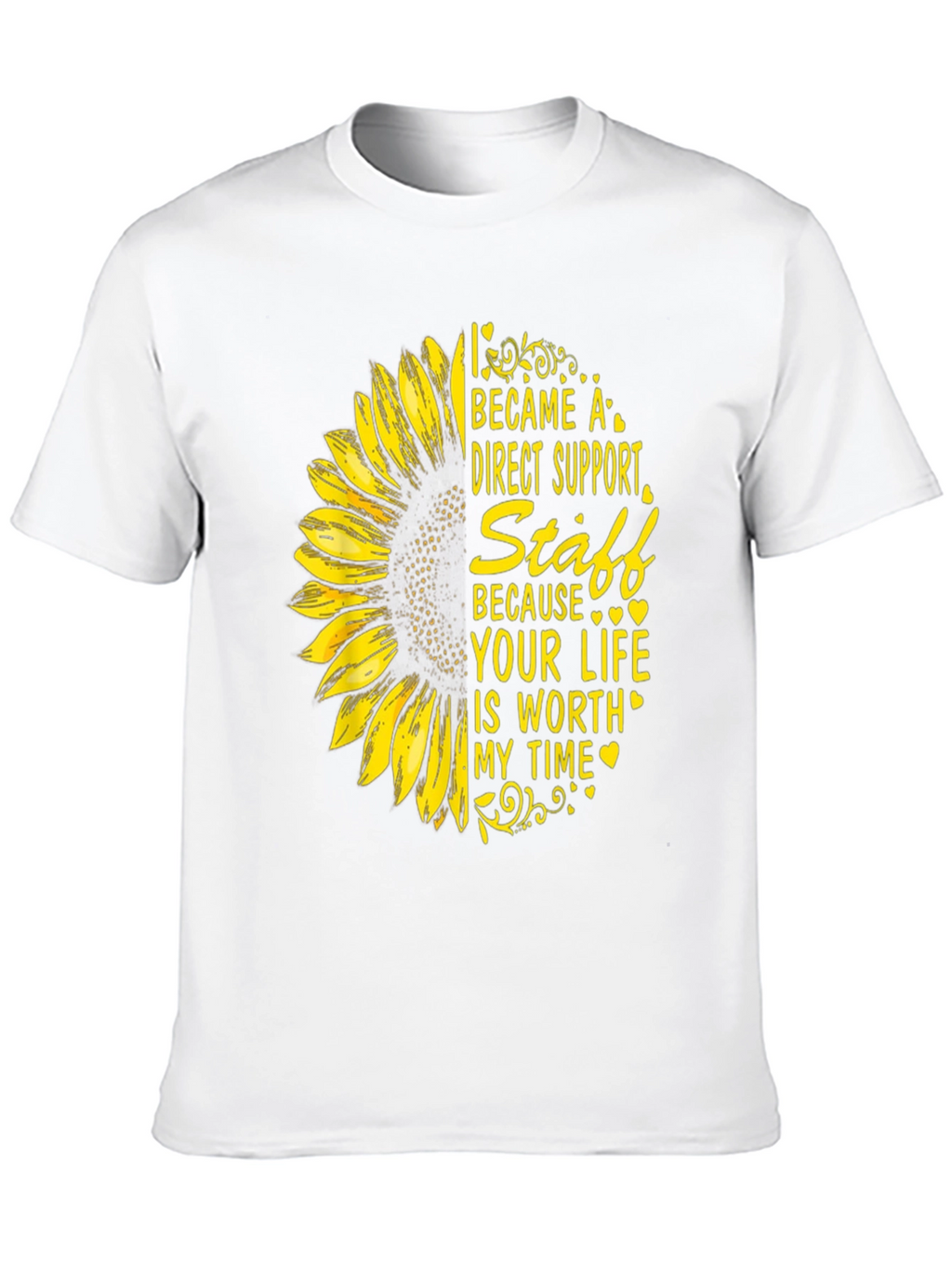 Direct Support Staff Sunflower Tee