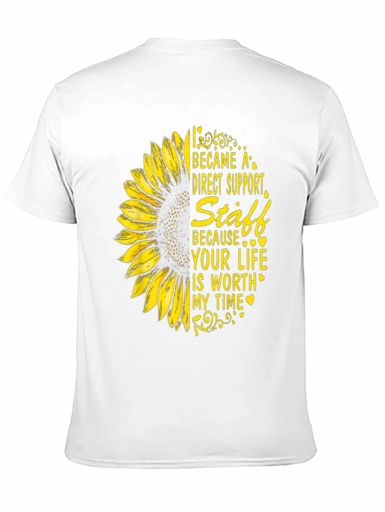 Direct Support Staff Sunflower Tee