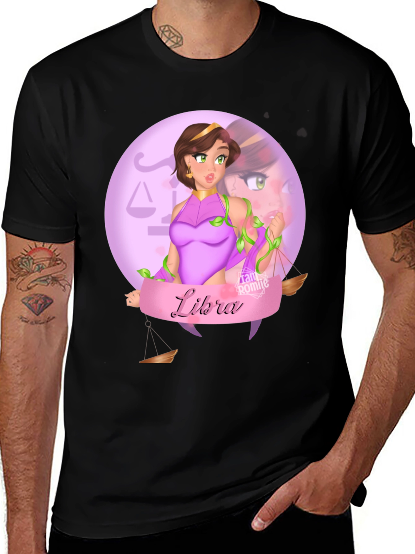 Libra Zodiac T-Shirt - Stylish Astrological Design