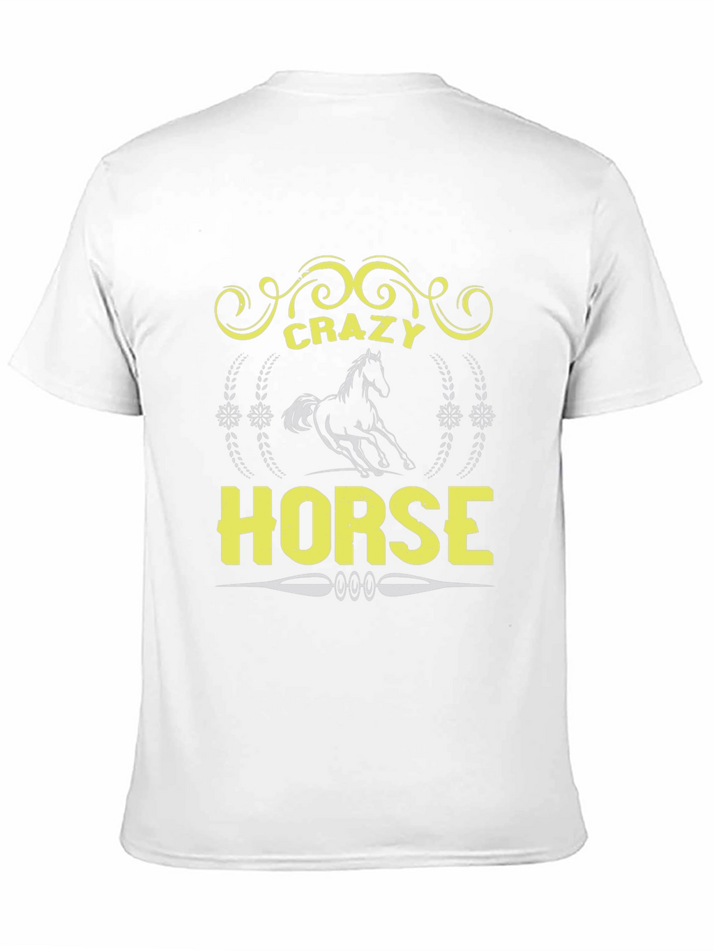 Crazy Horse Graphic Tee - Unisex Black T-Shirt