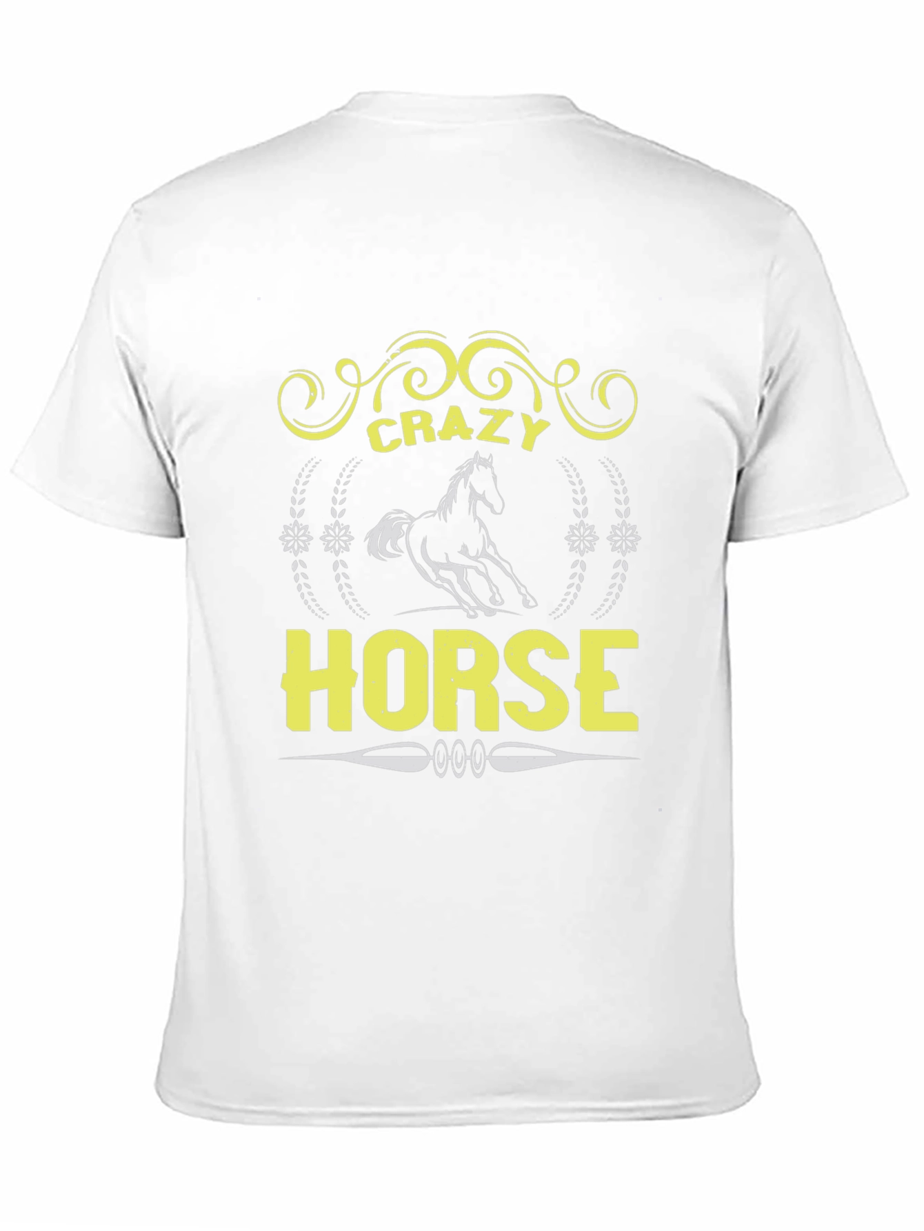 Crazy Horse Graphic Tee - Unisex Black T-Shirt