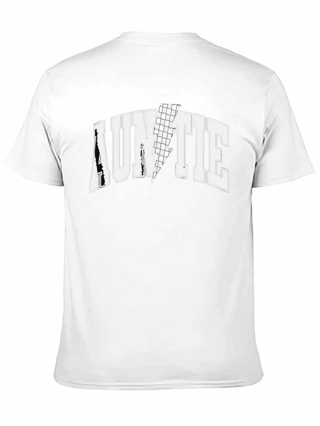 Auntie Lightning Bolt Graphic Tee - Black