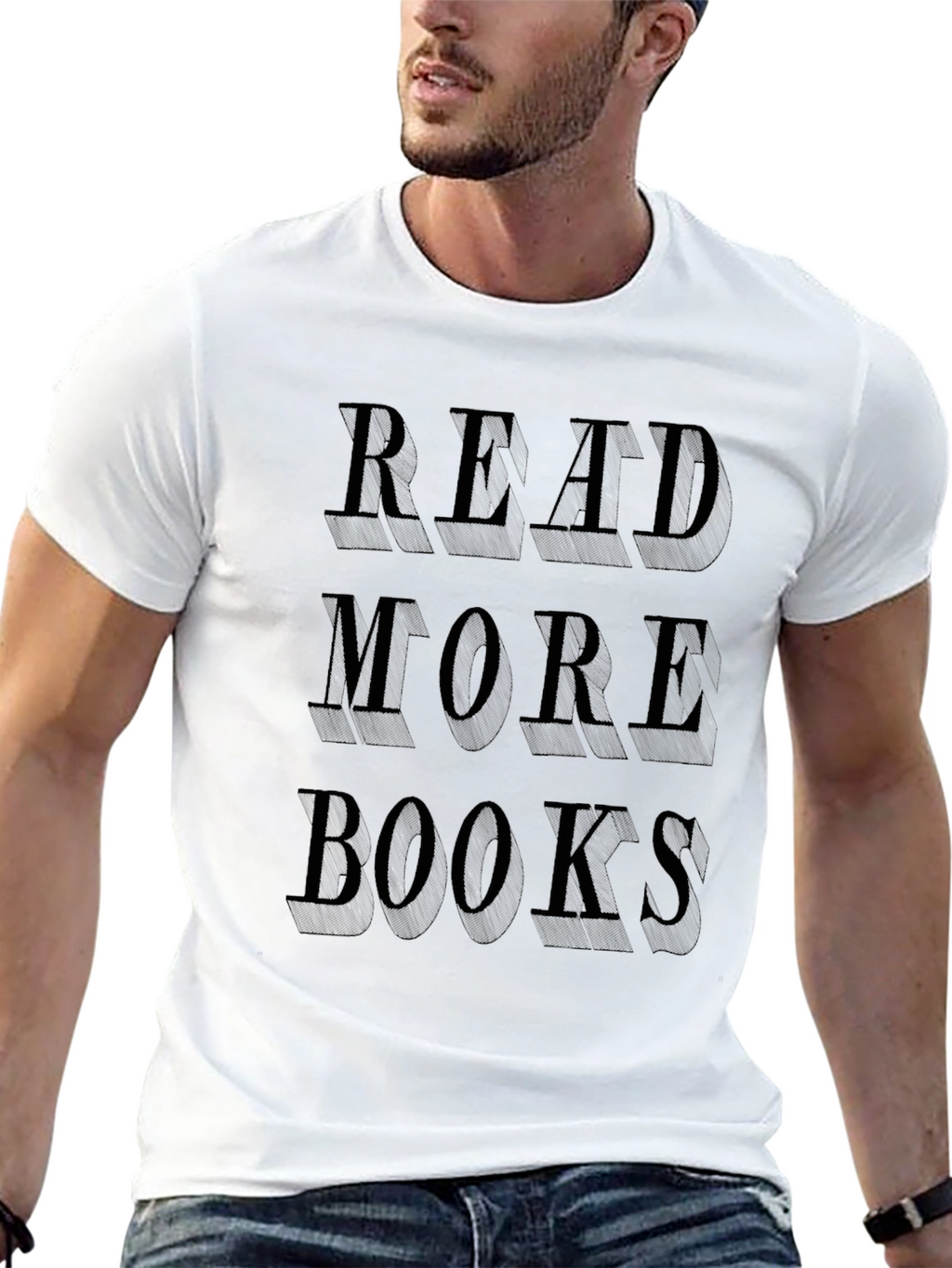 Read More Books Black Graphic Tee