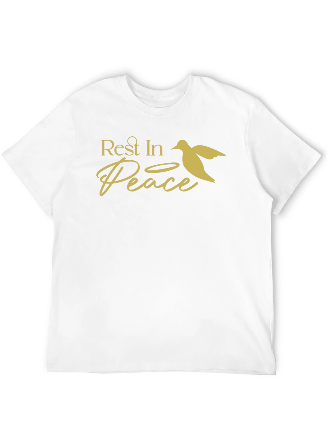 Rest in Peace Dove Graphic T-Shirt - Black