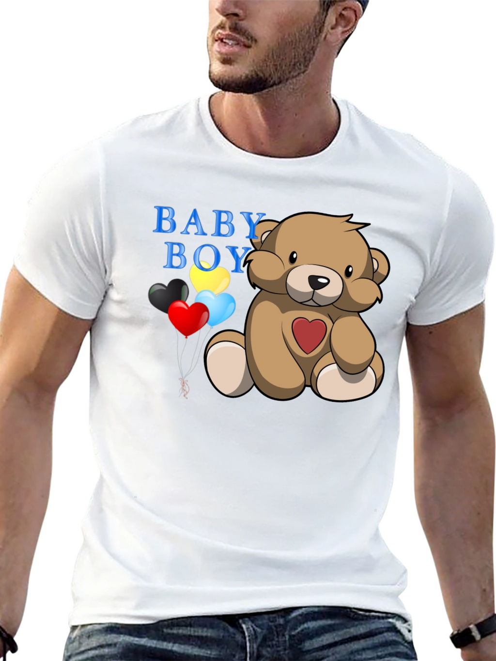 Baby Boy Teddy Bear T-Shirt