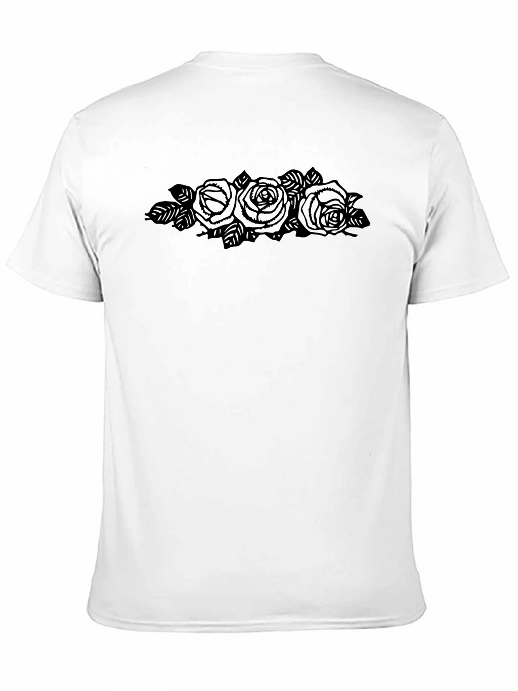 Black Rose Graphic Tee - Stylish Casual Wear
