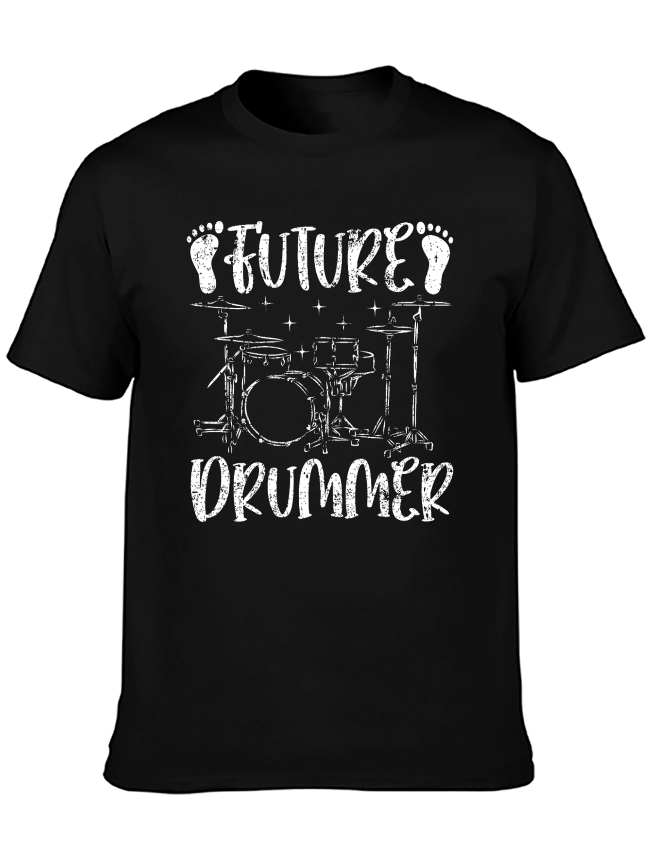 Future Drummer Black T-Shirt