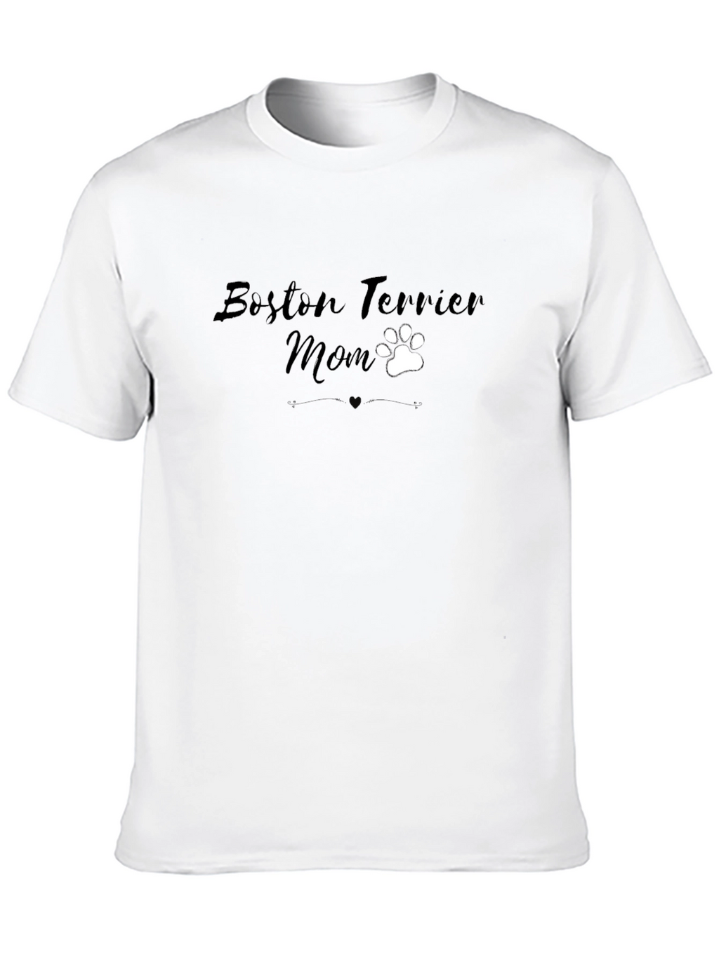Boston Terrier Mom Graphic T-Shirt