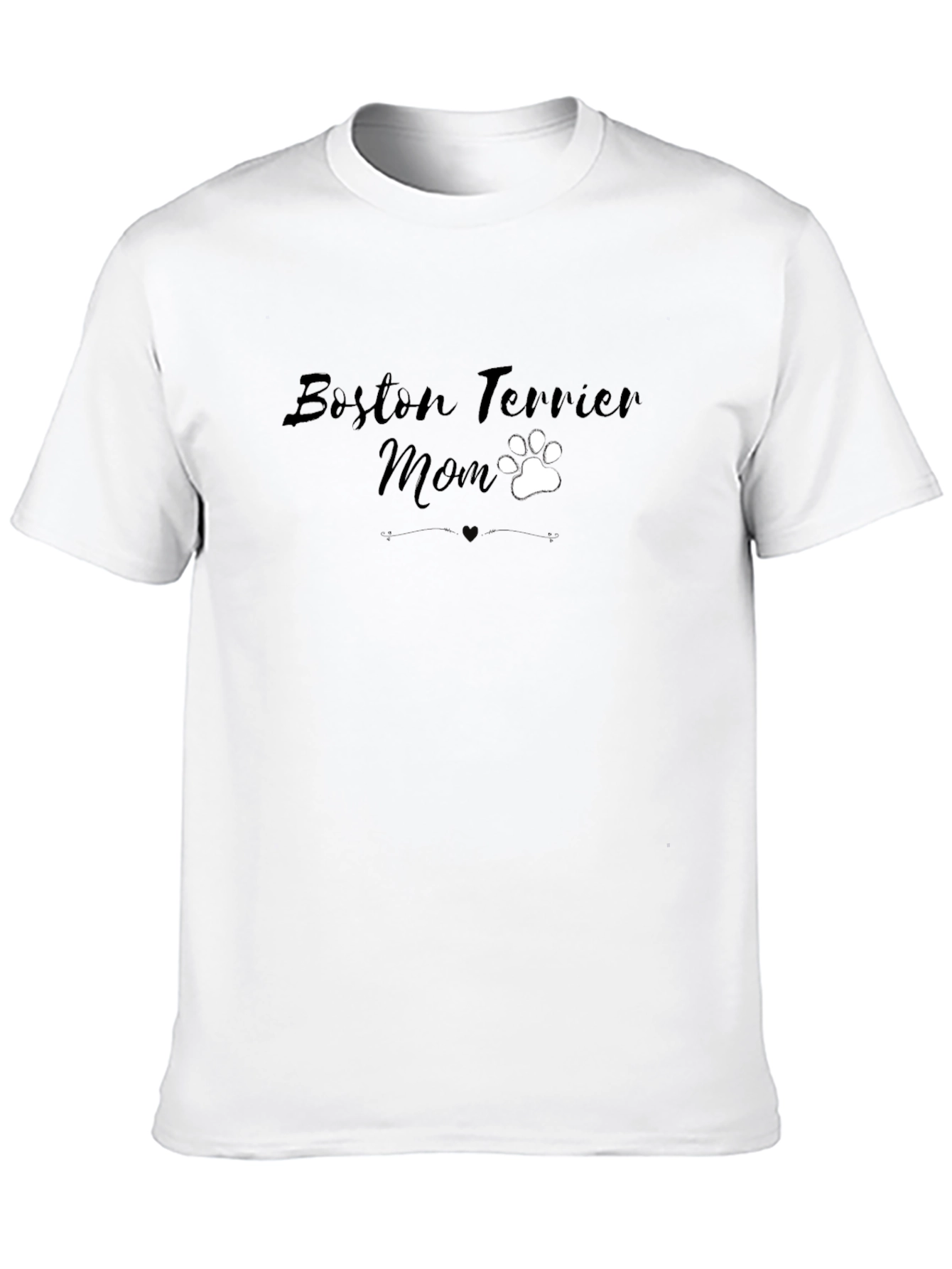 Boston Terrier Mom Graphic T-Shirt