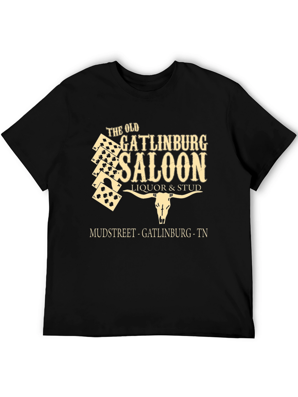 The Old Gatlinburg Saloon Black T-Shirt
