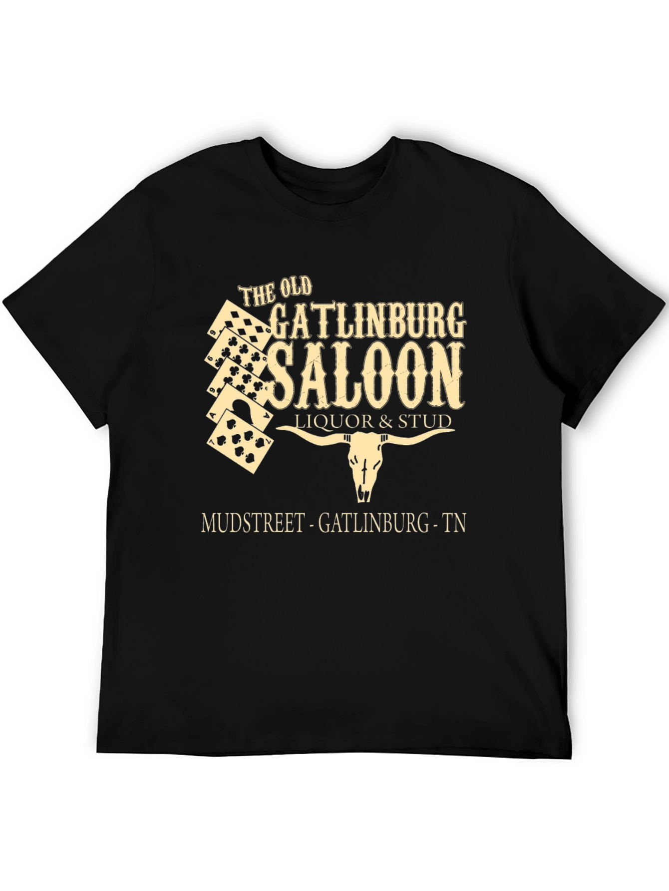 The Old Gatlinburg Saloon Black T-Shirt