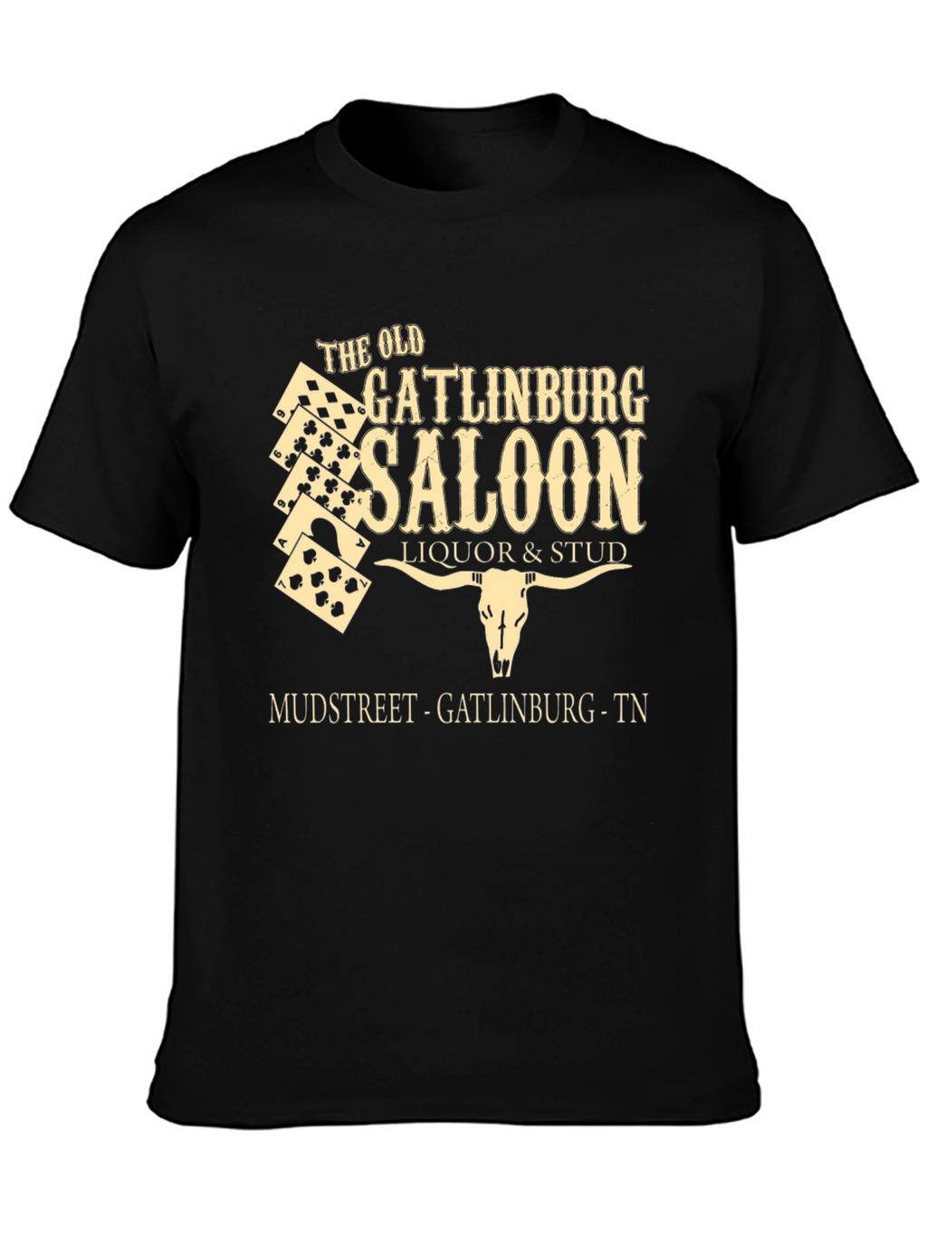 The Old Gatlinburg Saloon Black T-Shirt