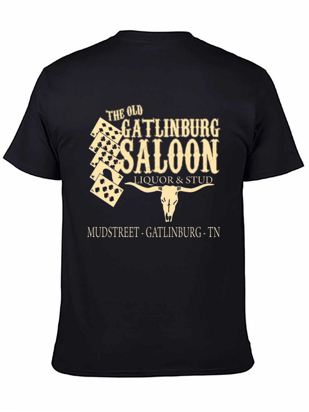 The Old Gatlinburg Saloon Black T-Shirt