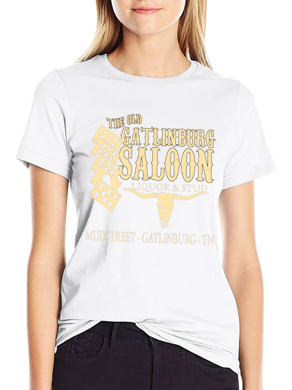 The Old Gatlinburg Saloon Black T-Shirt