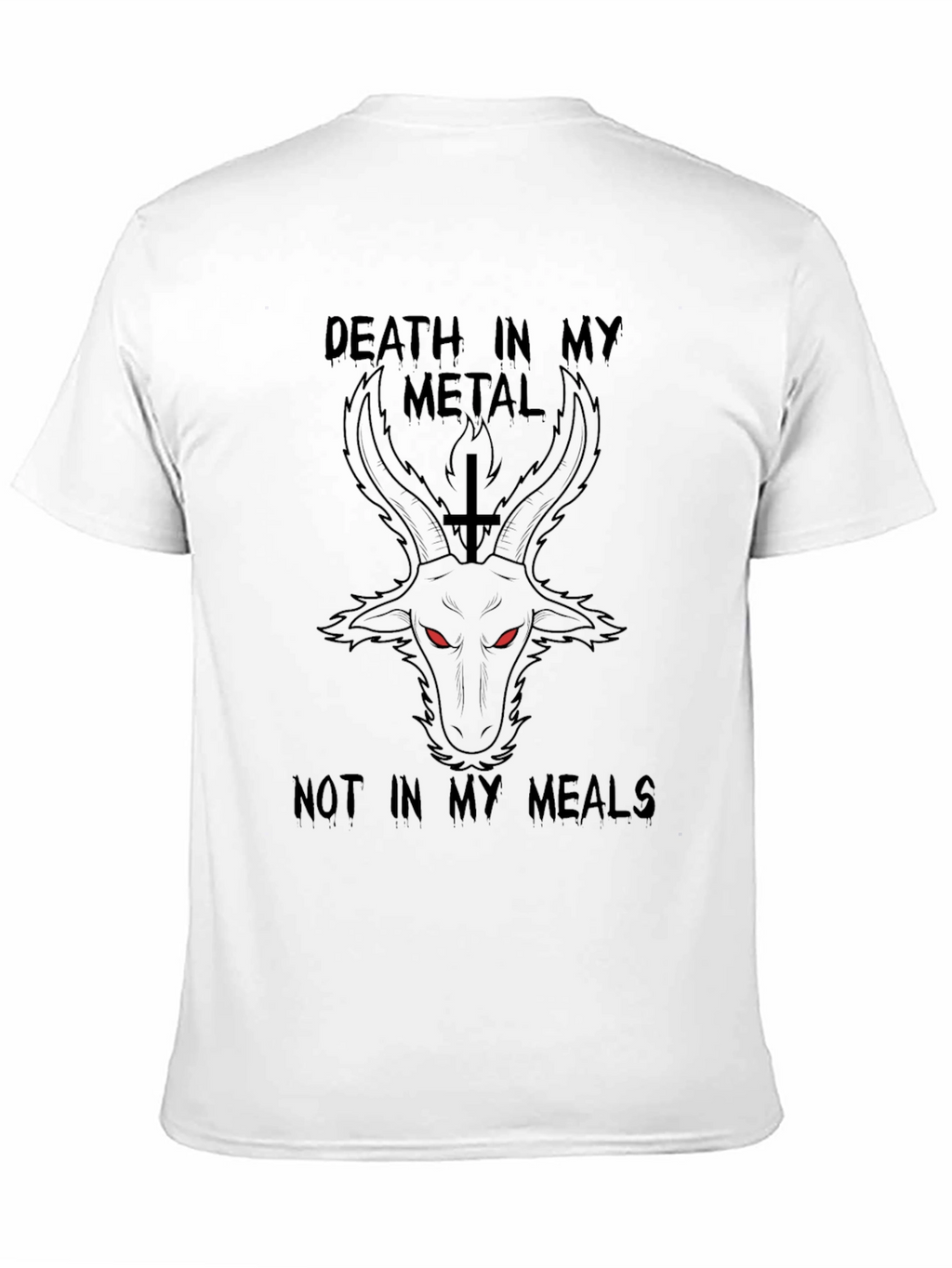 Death In My Metal Black Graphic T-Shirt