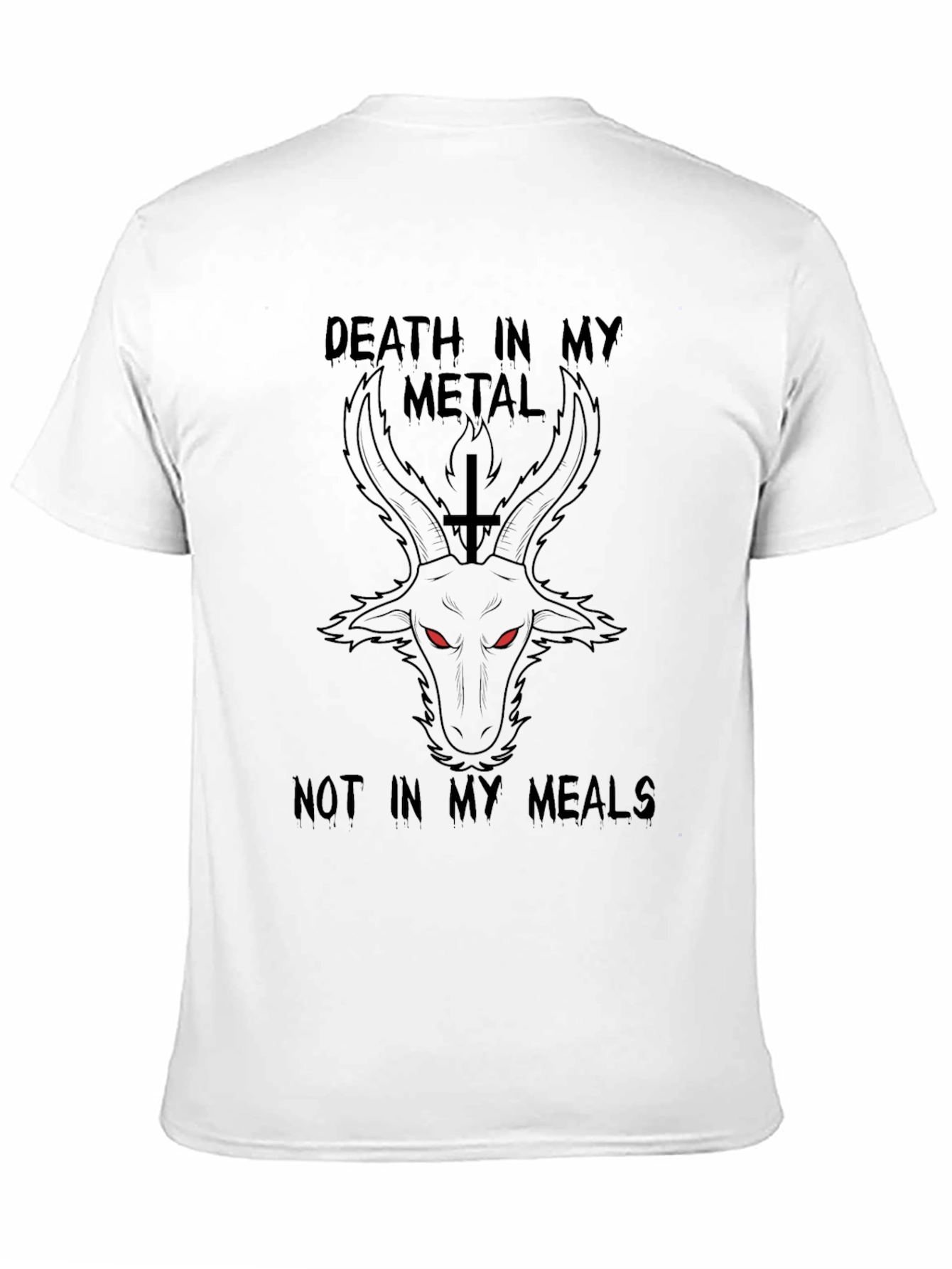 Death In My Metal Black Graphic T-Shirt