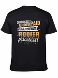 Chronically Underpaid Roofer Black T-Shirt