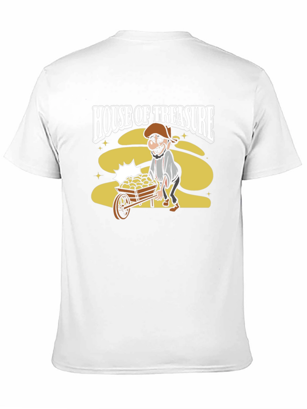 House of Treasure Funny Cartoon Graphic T-Shirt