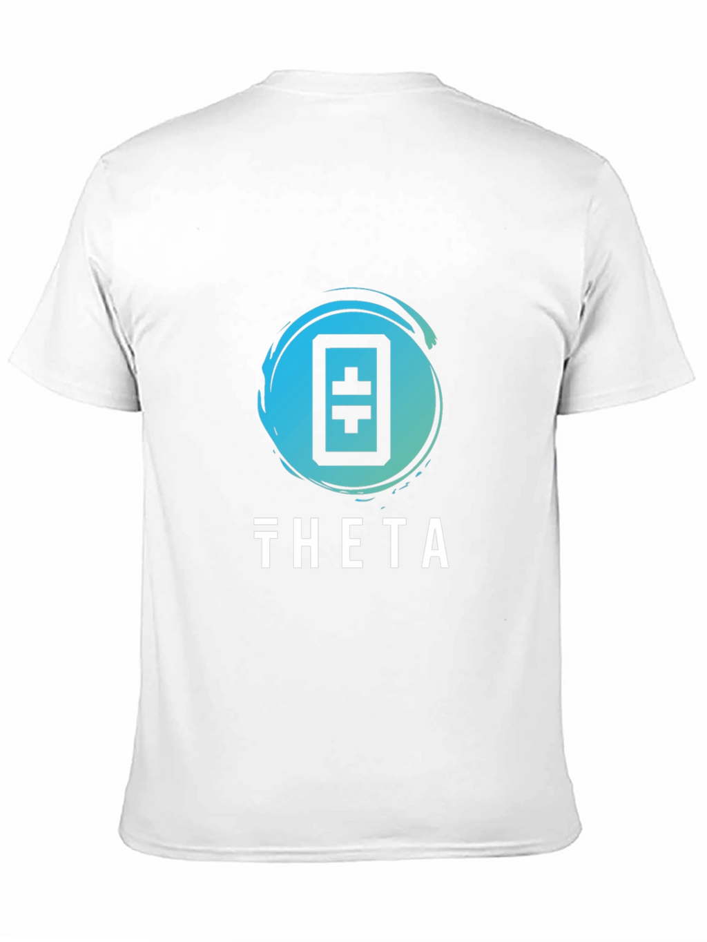 Theta Crypto Black T-Shirt: Modern Graphic Tee