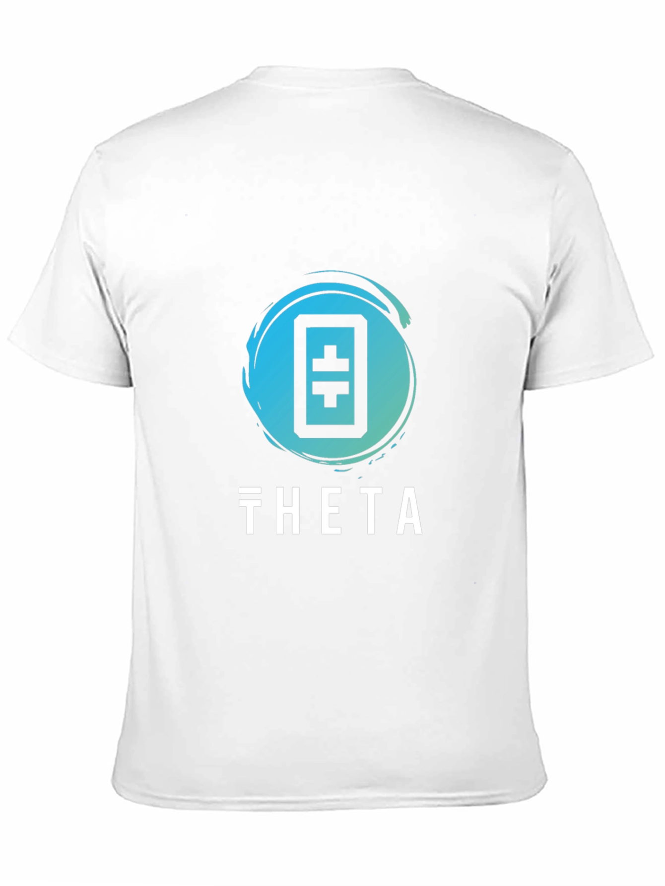 Theta Crypto Black T-Shirt: Modern Graphic Tee