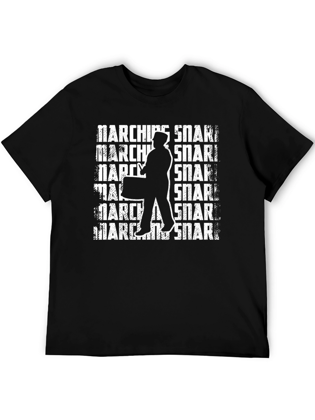 Marching Snare Drummer T-Shirt - Black