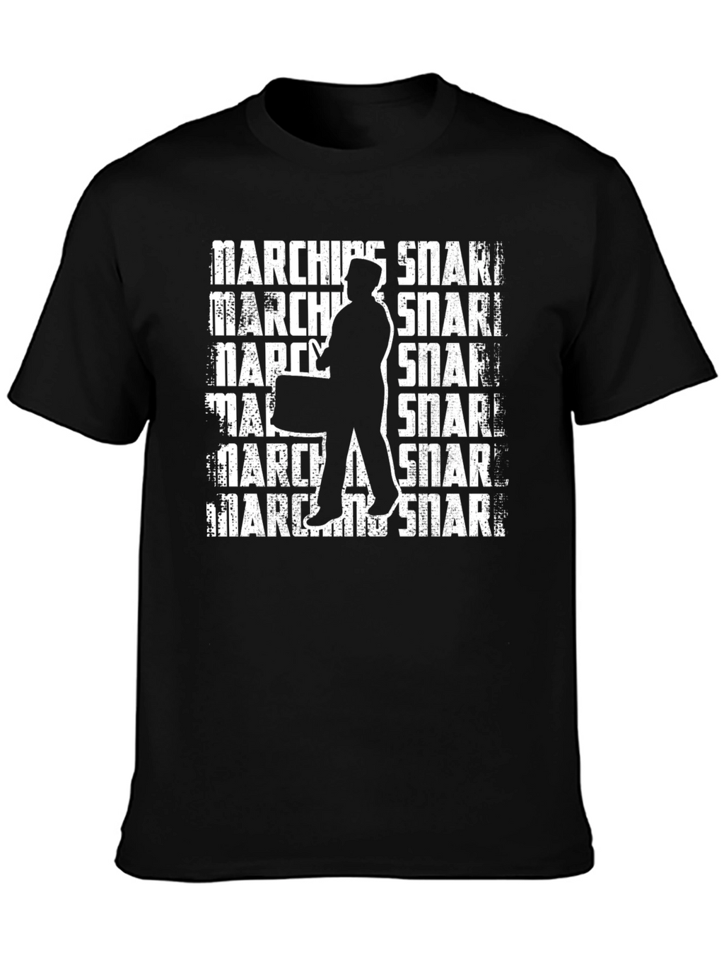 Marching Snare Drummer T-Shirt - Black