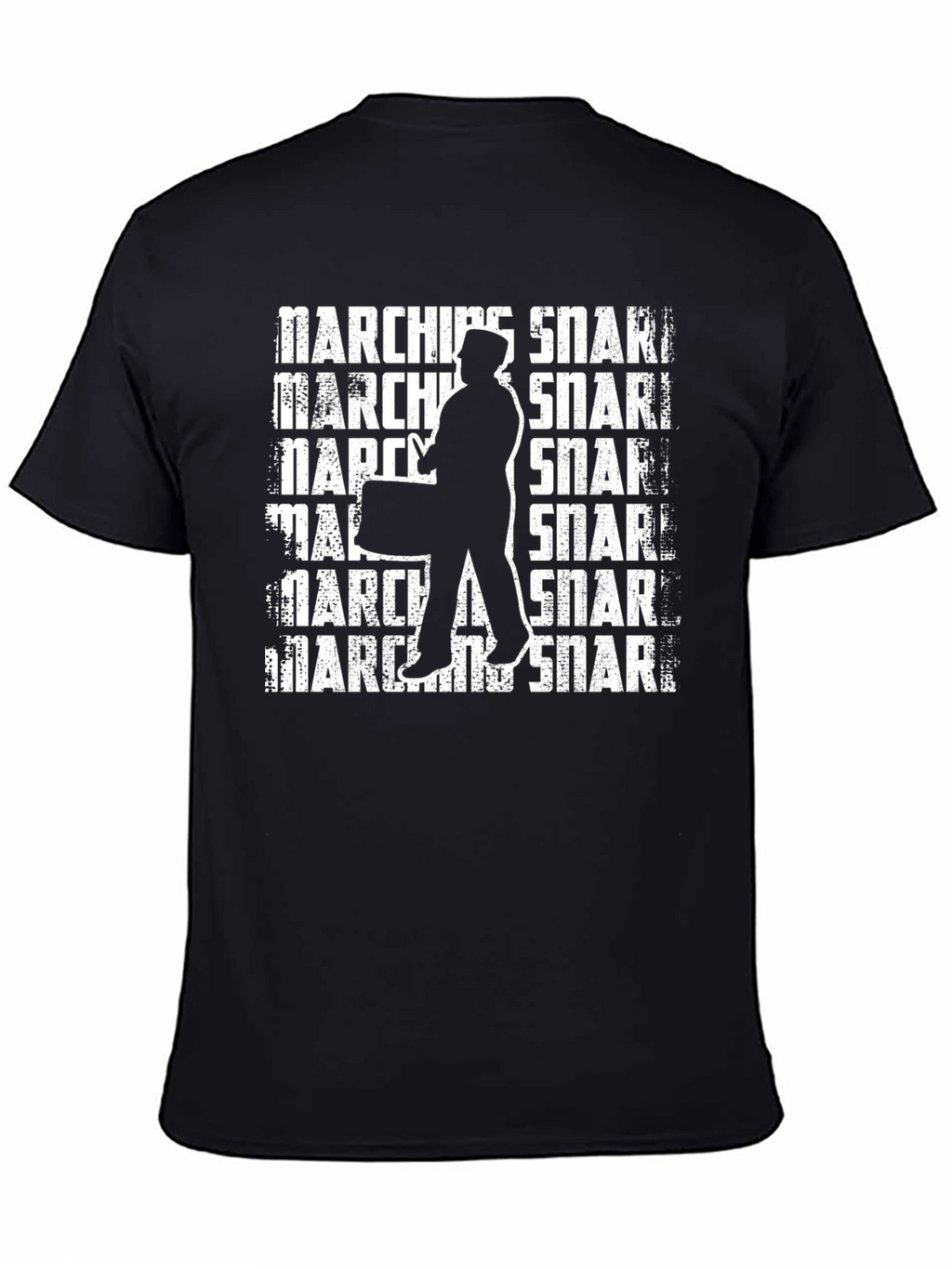 Marching Snare Drummer T-Shirt - Black