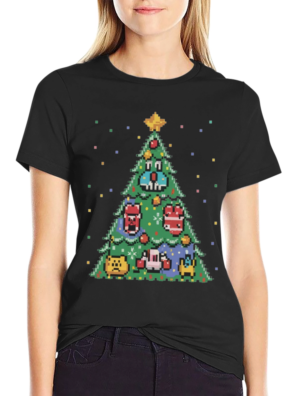 Pixel Christmas Tree T-Shirt